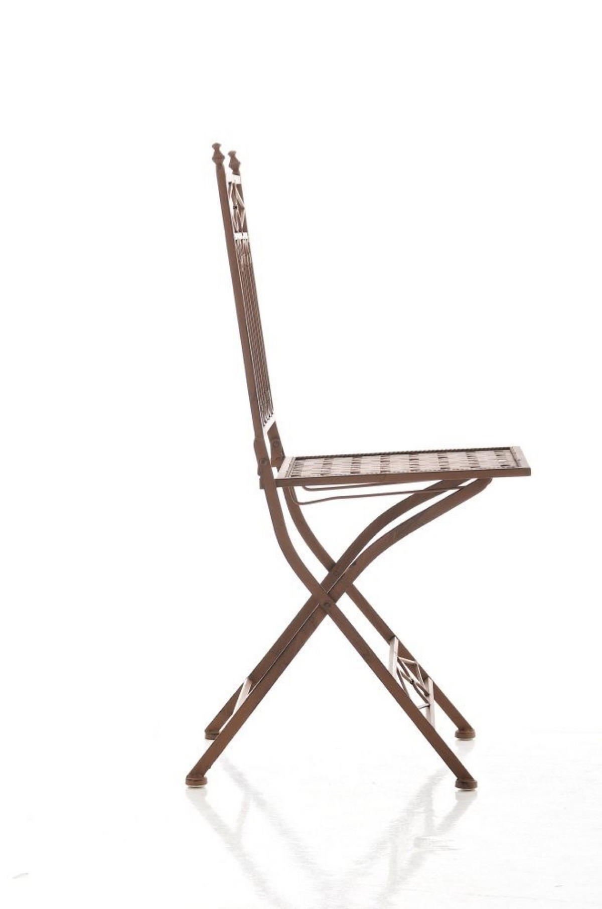 GARTENSTUHL Asiri antik braun - Braun, Metall (40/39/95cm) - TPFGarden