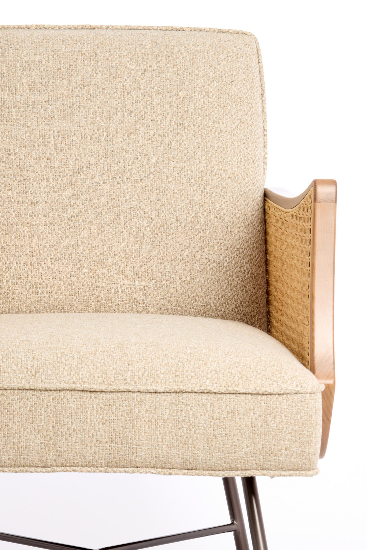 SESSEL Fiora Braun 81/60/80 cm - Braun, Metall (60/80/81cm) - Light & Living