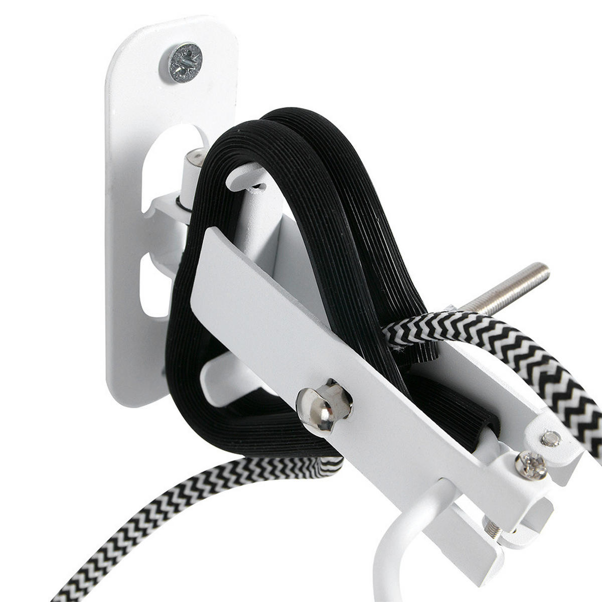 LED WANDLEUCHTE Metall Weiß GEARWOOD - Weiß, Holz/Metall (17/10.5/30.5cm)