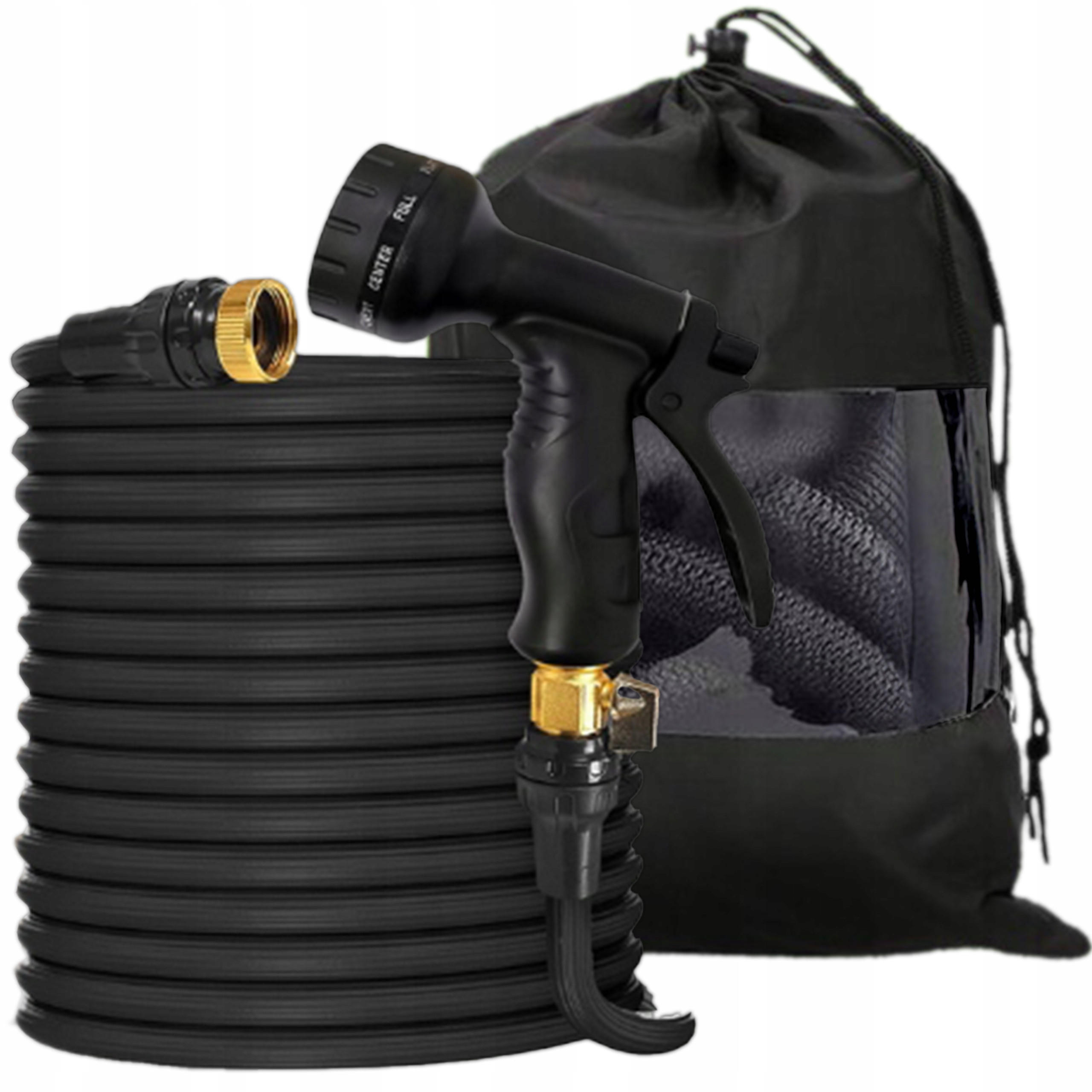 GARTENSCHLAUCH 30m - Schwarz, Kunststoff (3000cm)