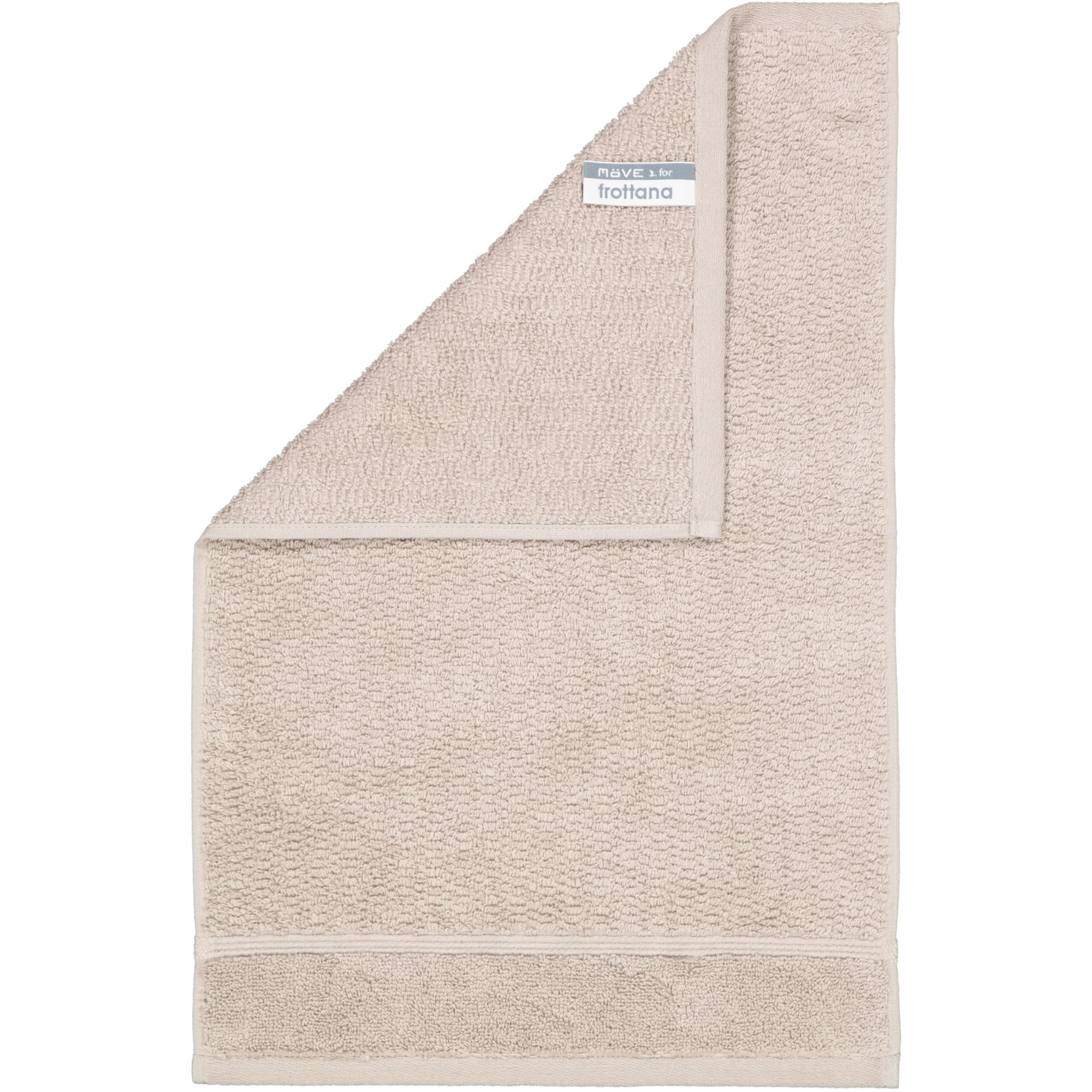 Frottana Gästetuch Beige 30x50 cm