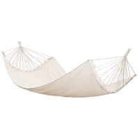 XXL-HÄNGEMATTE für 2 Personen bis 150kg, 400/160 cm, beige - Beige, Textil (160/2.5/260cm) - Amanka