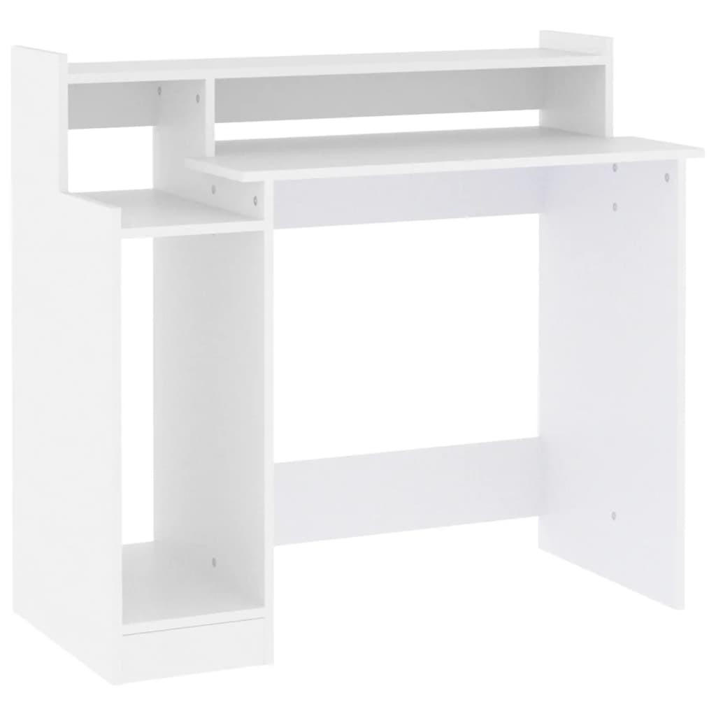 vidaXL Computertisch Weiß 97x90x45 cm