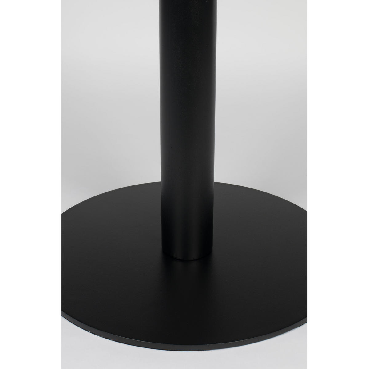 BISTROTISCH Metsu Garten Rund 70 cm Schwarz - Schwarz, Metall (70/70/76cm) - Zuiver