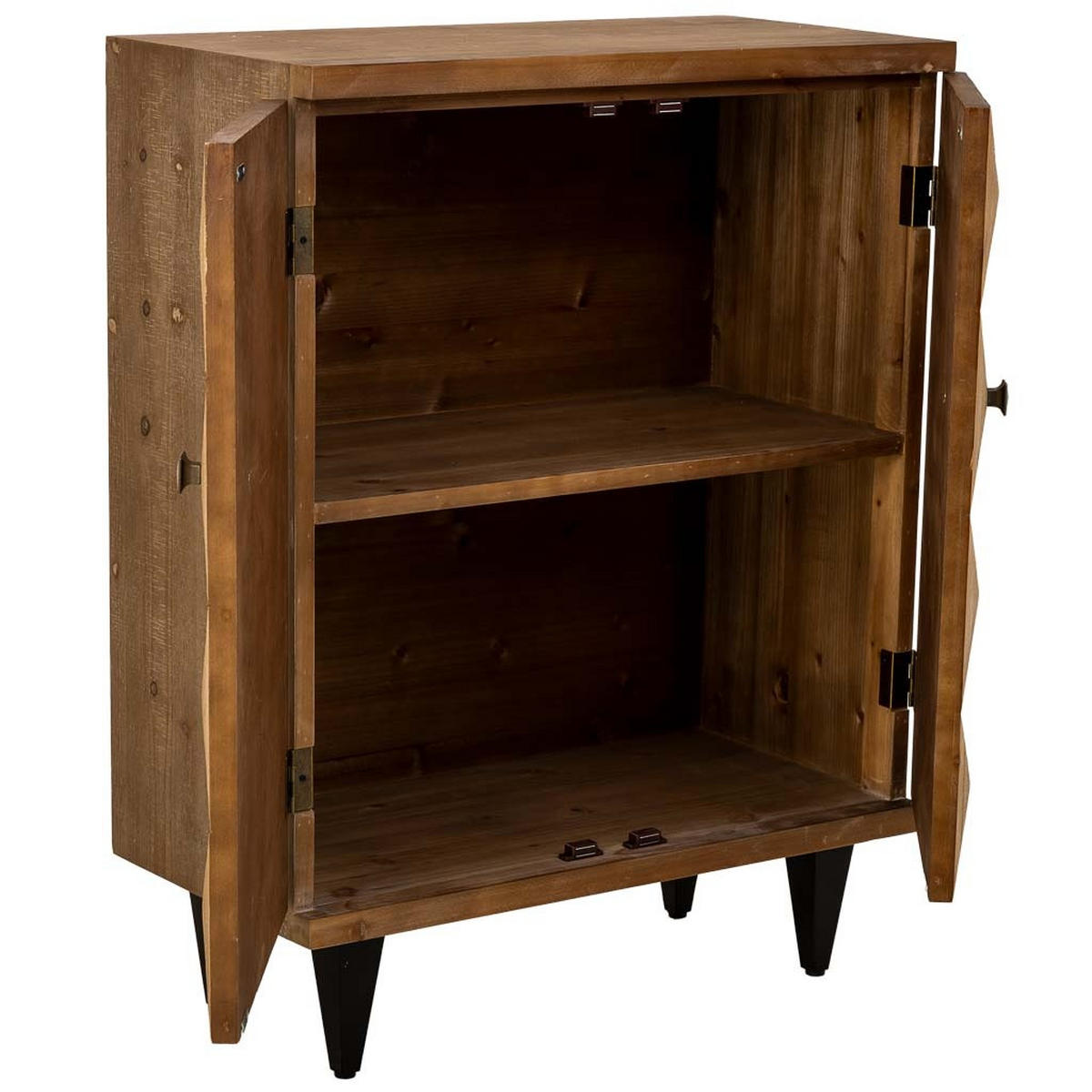 KONSOLENTISCH aus Holz, braun, 74x38x96cm - Naturfarben, Holz (38/74/96cm) - Wanderlust