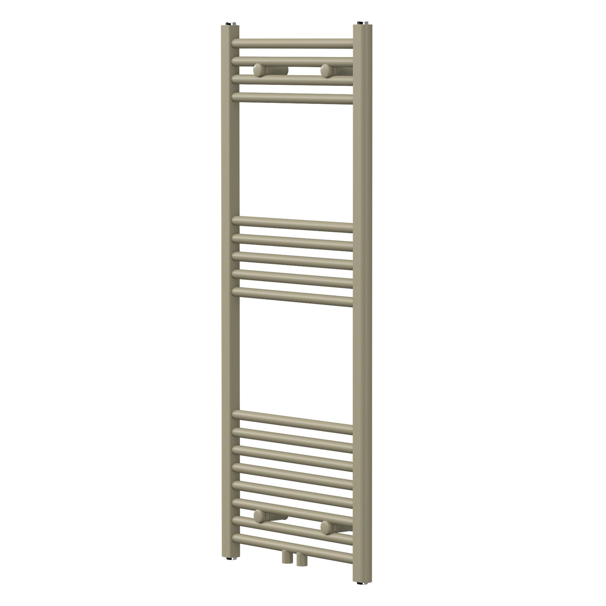 HANDTUCHHEIZKÖRPER 500 x 1200 mm Beige Badheizkörper gerade mit Mittelanschluss - Beige, Metall (50/120/3cm) - LuxeBath