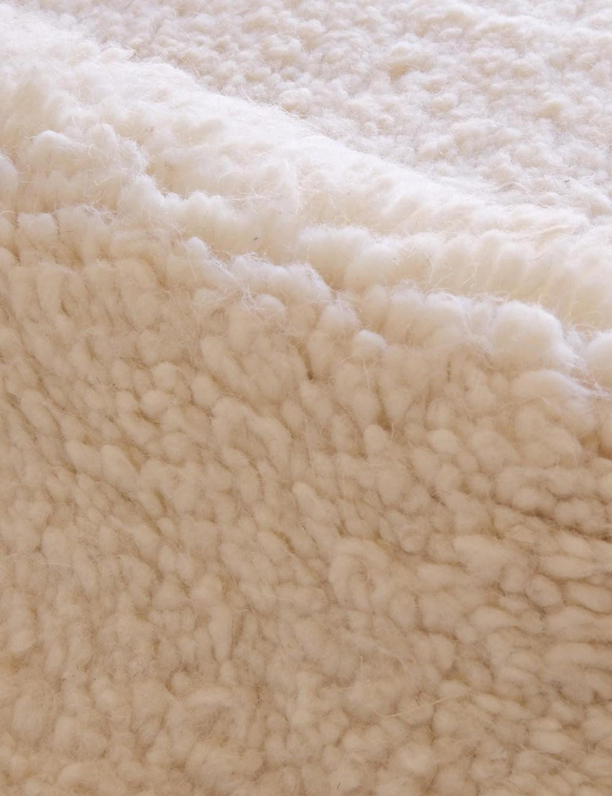 BERBERTEPPICH raffiniert Wolle 250x 363 cm - Weiß, Naturmaterialien (250/363cm) - AFK Living
