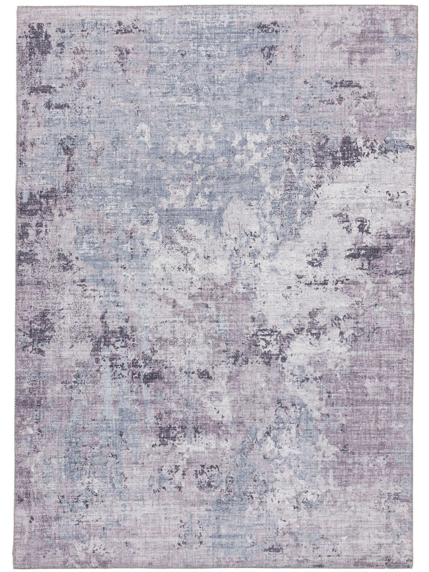 TEPPICH Laury waschbar Grau 160/230 cm - Grau, Kunststoff/Textil (160/1cm) - KUNSTLOFT