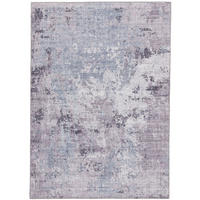 TEPPICH Laury waschbar Grau 160/230 cm - Grau, Kunststoff/Textil (160/1cm) - KUNSTLOFT