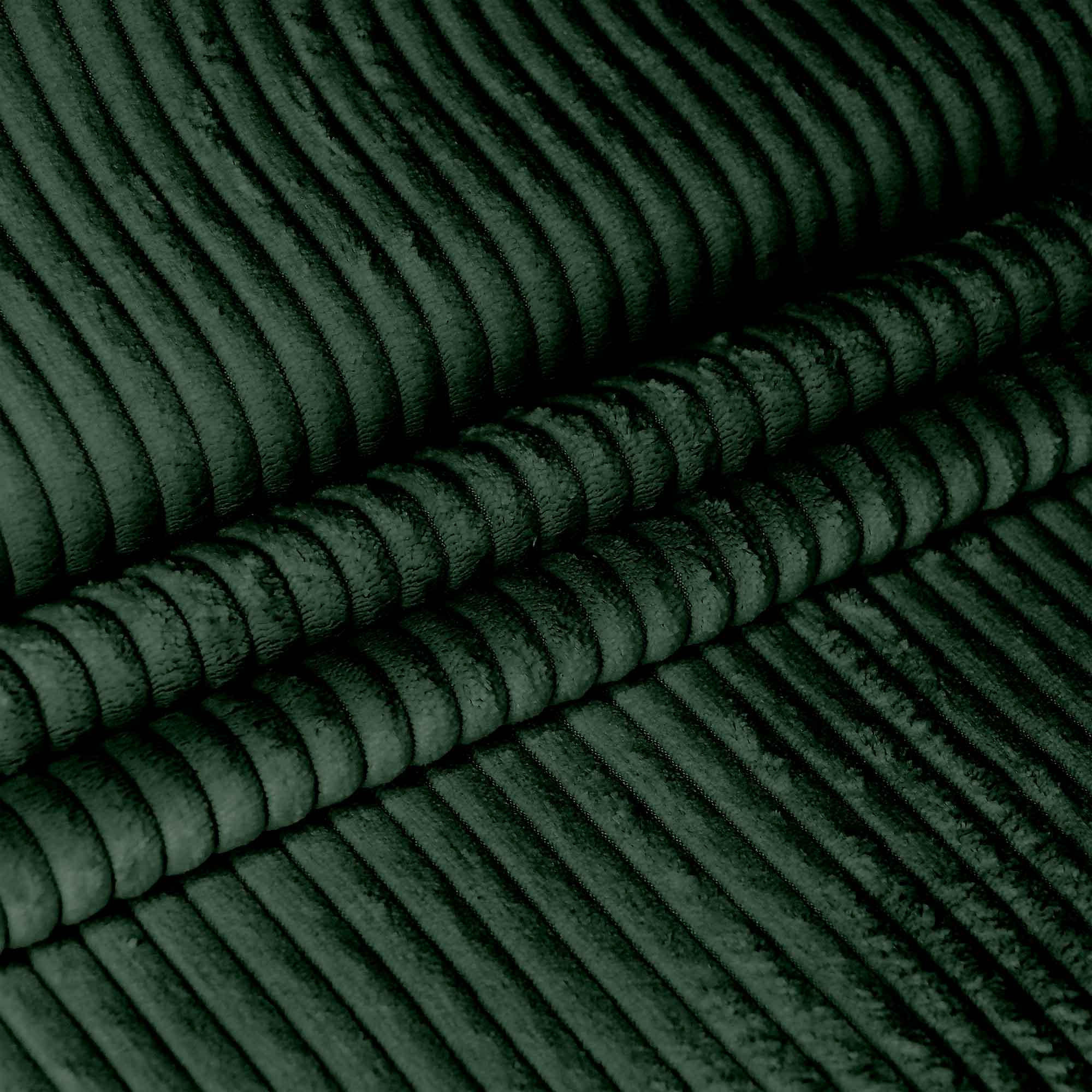 SITZSACK PARADISE MIT FUßSTÜTZE Kordsamt 2-tlg Forest Symphony S - Waldgrün/Grün, Textil (70/70/70cm) - Dreamroots