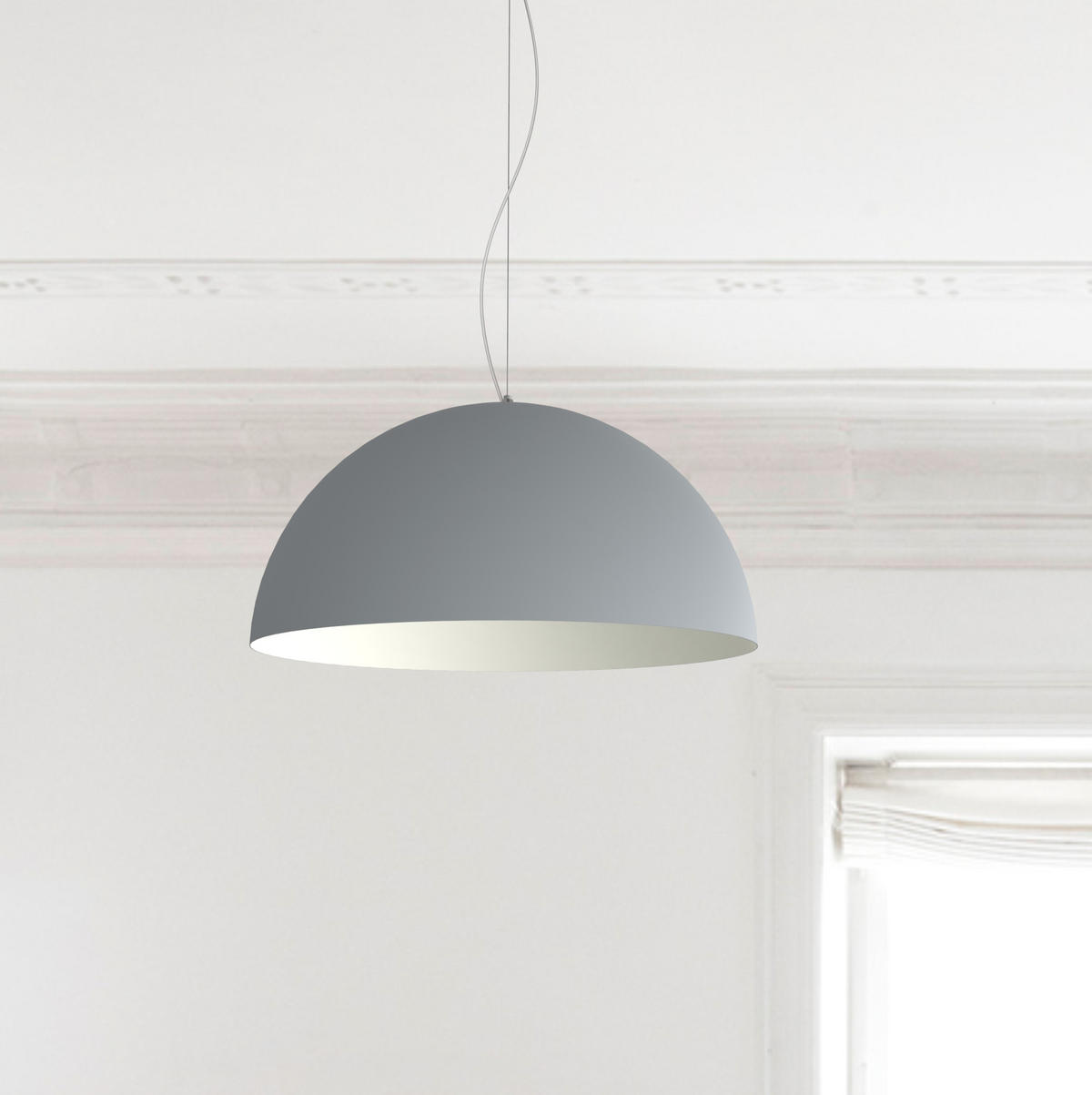 HÄNGELEUCHTE - Weiß, Metall (60/60/30cm) - Lumicom