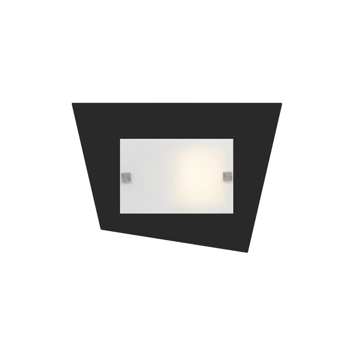 Lumicom Wandleuchte Schwarz 35x25x6 cm