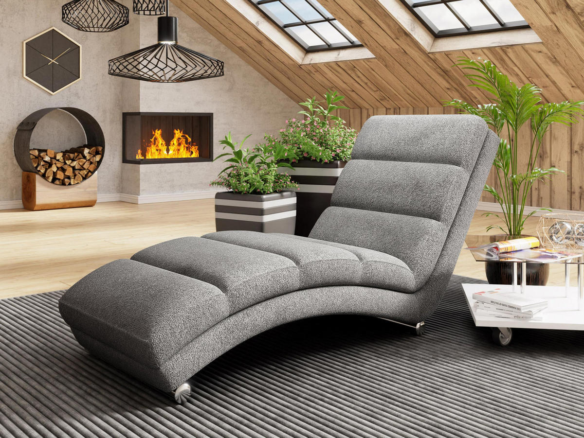 RELAXLIEGE Holiday - Chromfarben/Greige, Holz/Textil (62/84/180cm) - MIRJAN24