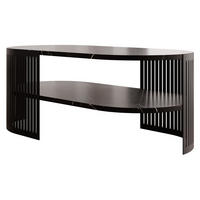 COUCHSITCH Fikoli Oval II - Multicolor/Schwarz, Holzwerkstoff/Metall (100/50/40cm) - MIRJAN24