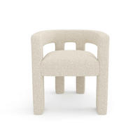 ESSZIMMERSTUHL Bouclé-Stoff Beige 66cm - Beige, Textil (66/68/55cm) - Sia Home