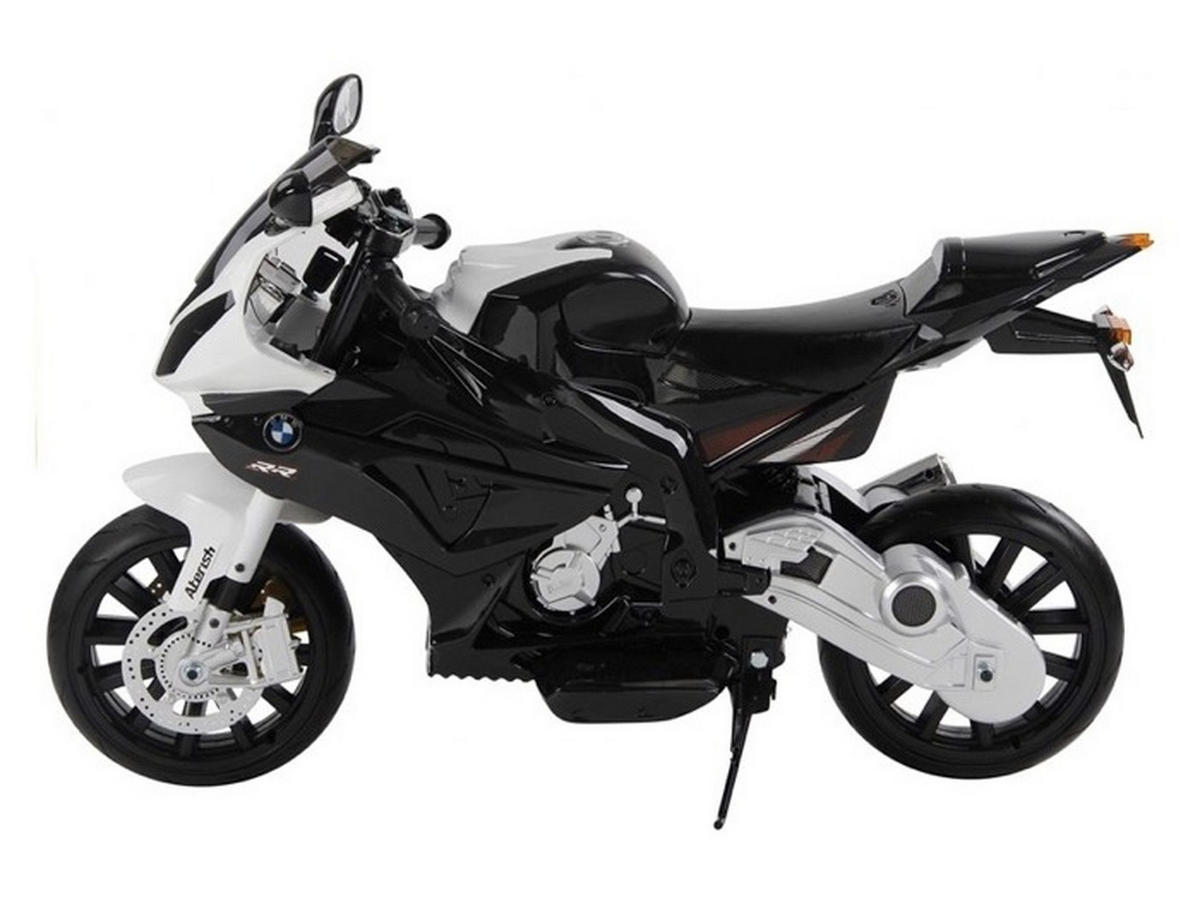 KINDER ELEKTROMOTORRAD BMW S 1000 schwarz - Schwarz, Kunststoff (108/48/71cm) - TPFLiving