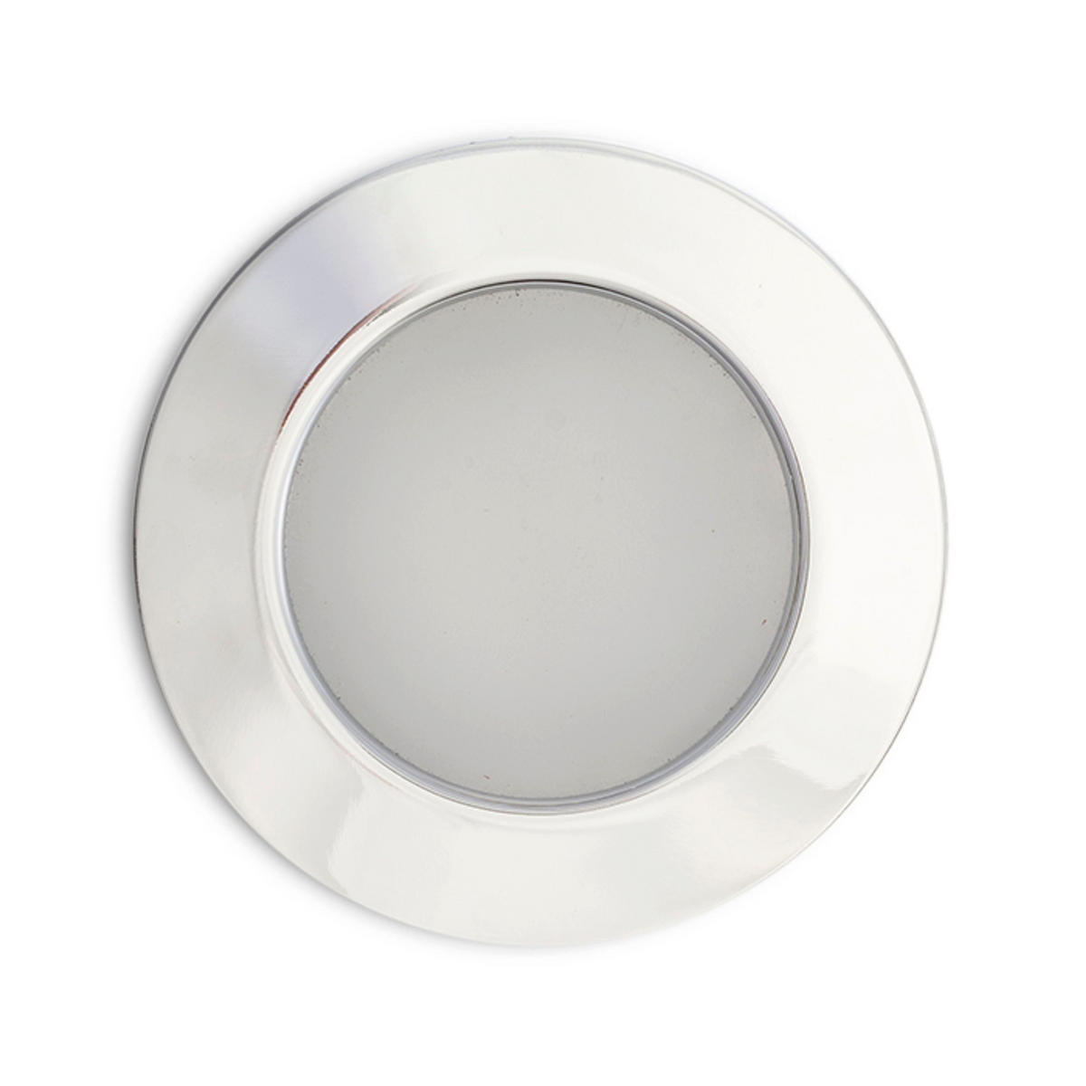 EINBAULEUCHTE INEZ R Chrom 3 W IP44 - Chromfarben, Metall (63/63/6.3cm) - Rendl