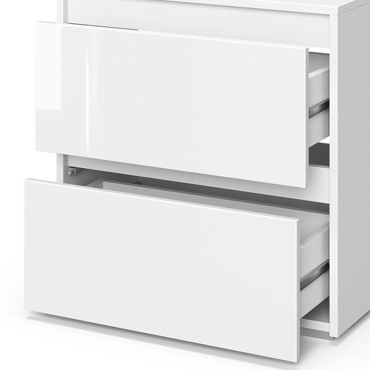 WASCHBECKENUNTERSCHRANK Majest Weiß 60.2 x 62.1 cm - Weiß, Holzwerkstoff (60.2/62.1/30cm) - Vicco