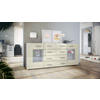 SIDEBOARD Noah Creme Hochglanz - Creme, Holzwerkstoff (166/72/35cm) - Vladon