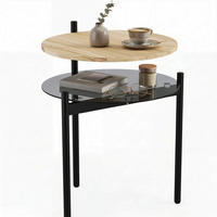 BEISTELLTISCH Eichefarben 41.8/39.8/53.5cm - Eichefarben, Holzwerkstoff (41.8/39.8/53.5cm)
