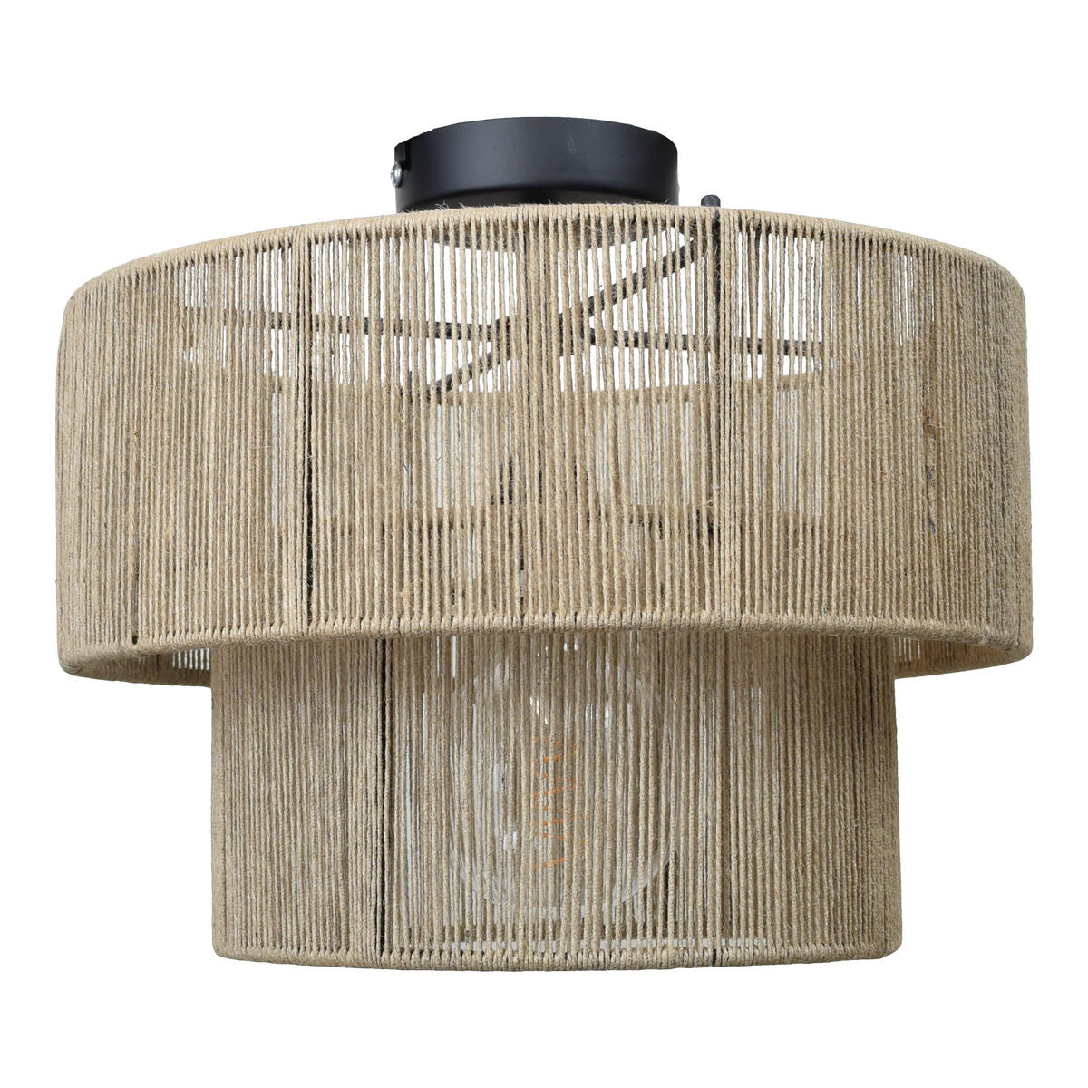 DECKENLEUCHTEN Diro Braun - Dunkelbraun, Metall (33/33/28cm) - Urban Interiors