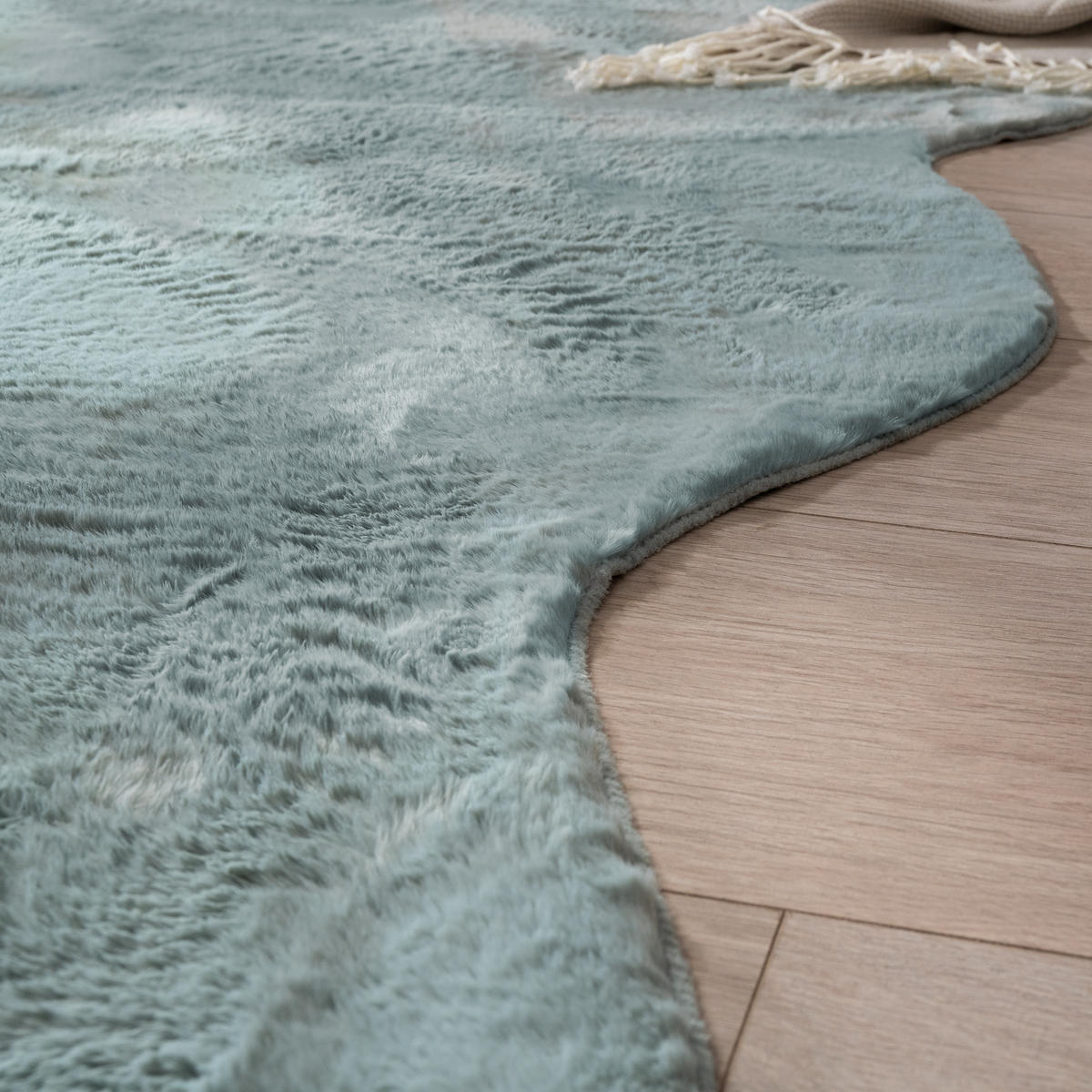 KURZFLORTEPPICH 100/200 cm Pelt 640 - Türkis, Textil (100/200cm) - Paco Home