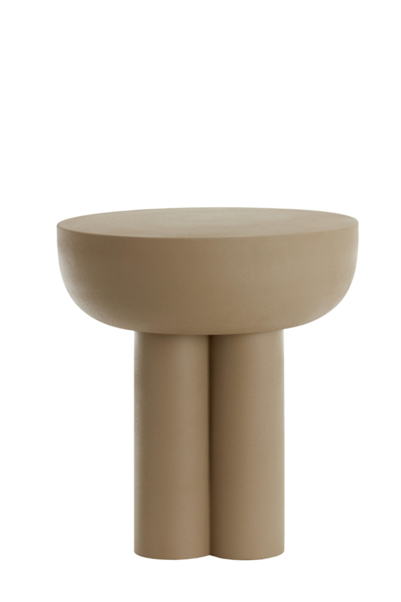 BEISTELLTISCH Mikola Grau Ø46/50 cm - Grau, Metall (46/46/50cm) - Light & Living