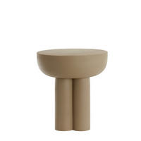 BEISTELLTISCH Mikola Grau Ø46/50 cm - Grau, Metall (46/46/50cm) - Light & Living
