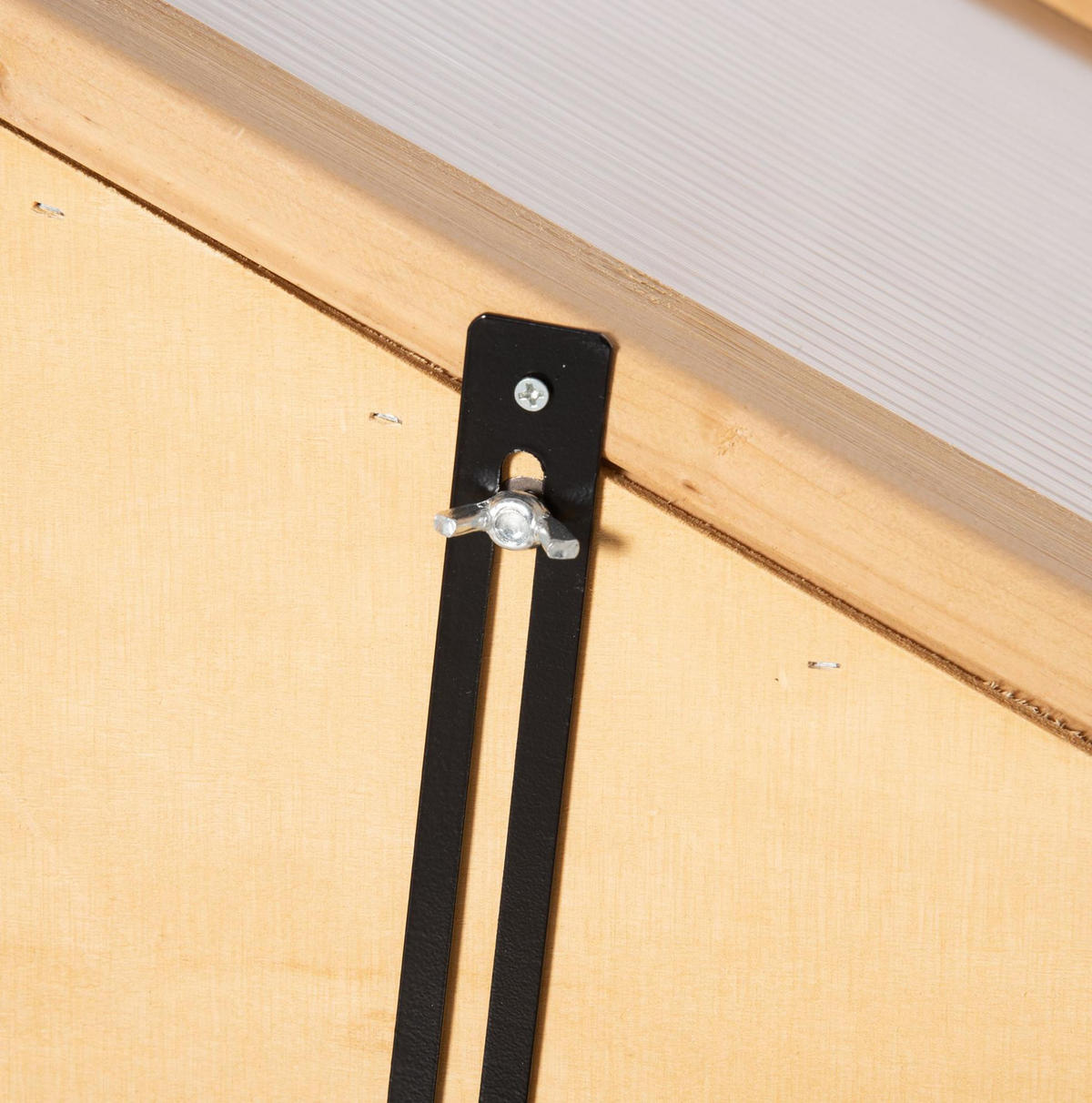 GEWÄCHSHAUS 70/50/120 cm in Braun mit 3 Regalböden und Doppeltür - Braun, Holz (50/120/70cm) - Flora Grace