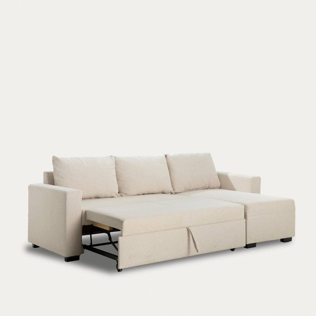 SCHLAFSOFA Onel Beige 233 cm x 83 cm - Beige, Textil (233/83/140cm) - Kenay Home