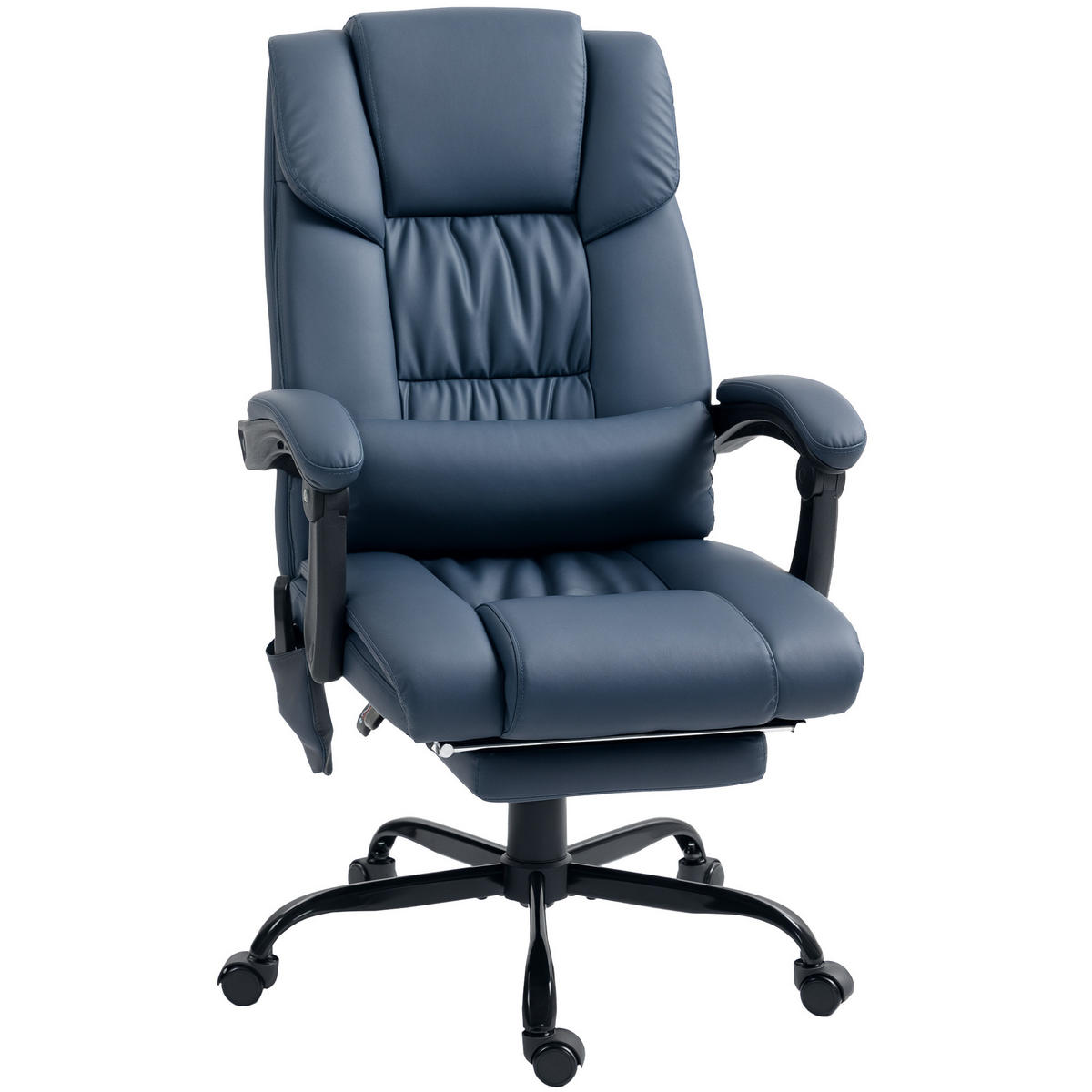 CHEFSESSEL DE-11782 66x75x122 cm Blau - Blau, Metall (75/122/66cm) - ComfortXL