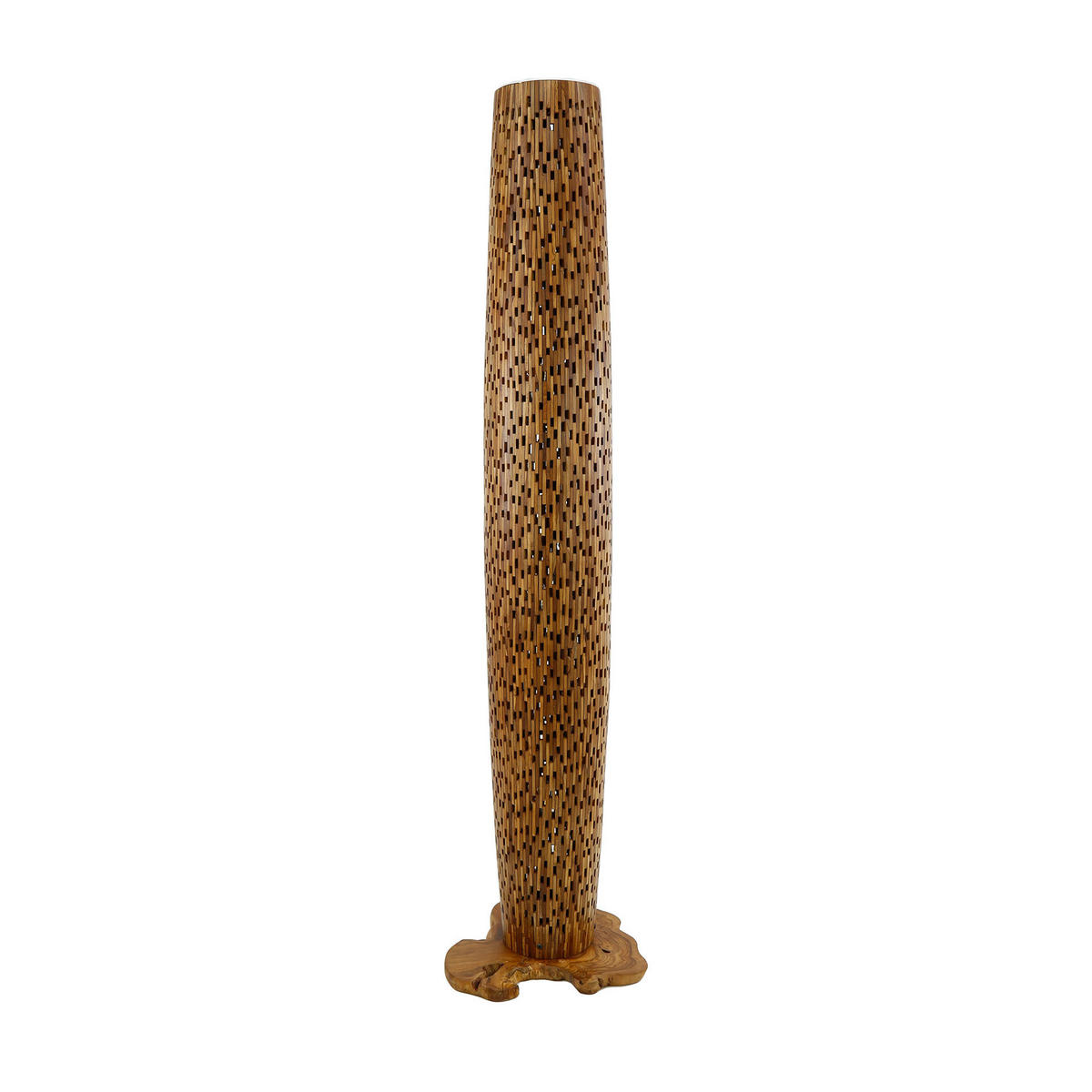 STEHLEUCHTE Balken Braun 40/40/ 184 cm - Braun, Holz (40/40/184cm) - Hoyz Collection
