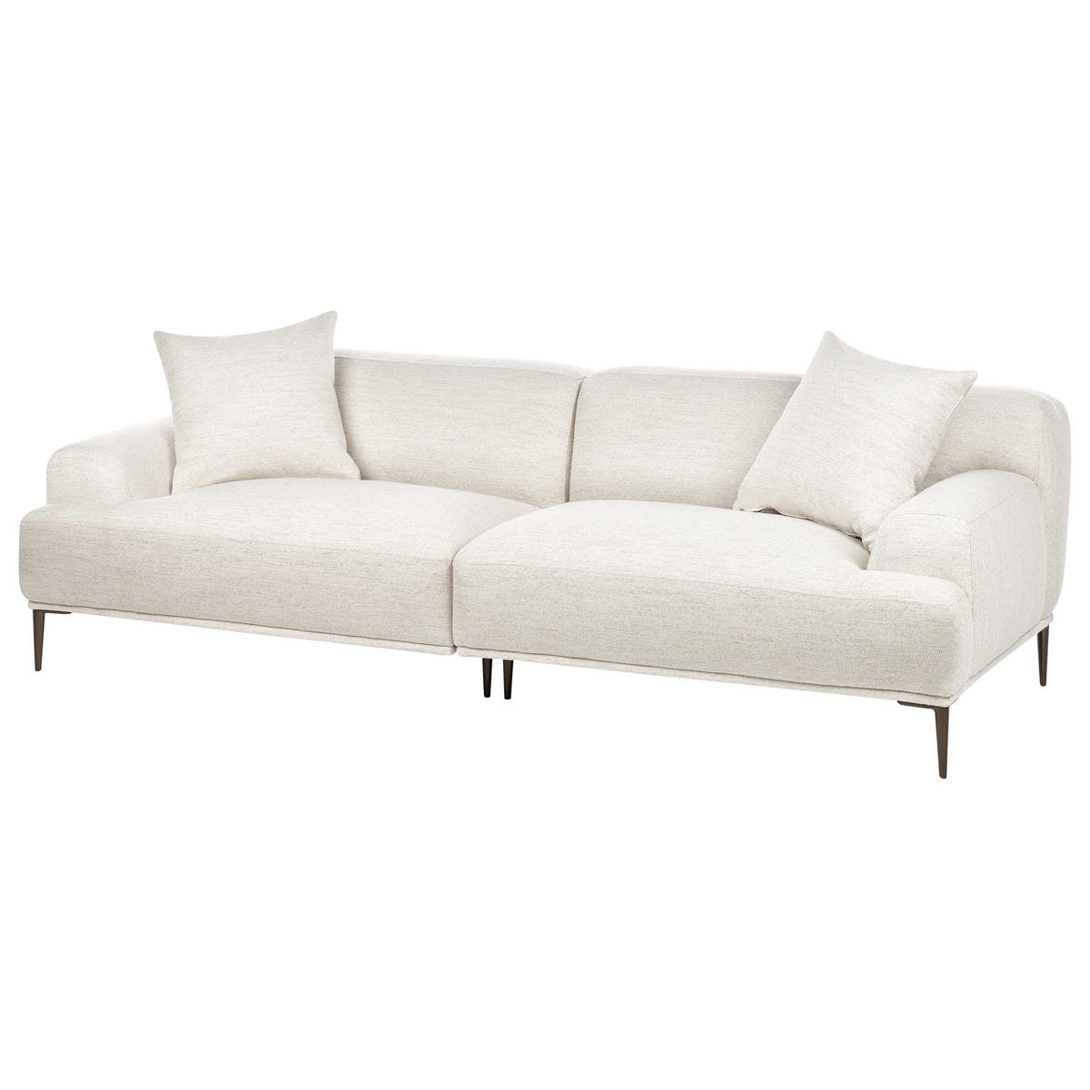 POHOVKA 3-místná Látka Světle béžová Matila - béžová, textil (233/70/94cm) - Beliani