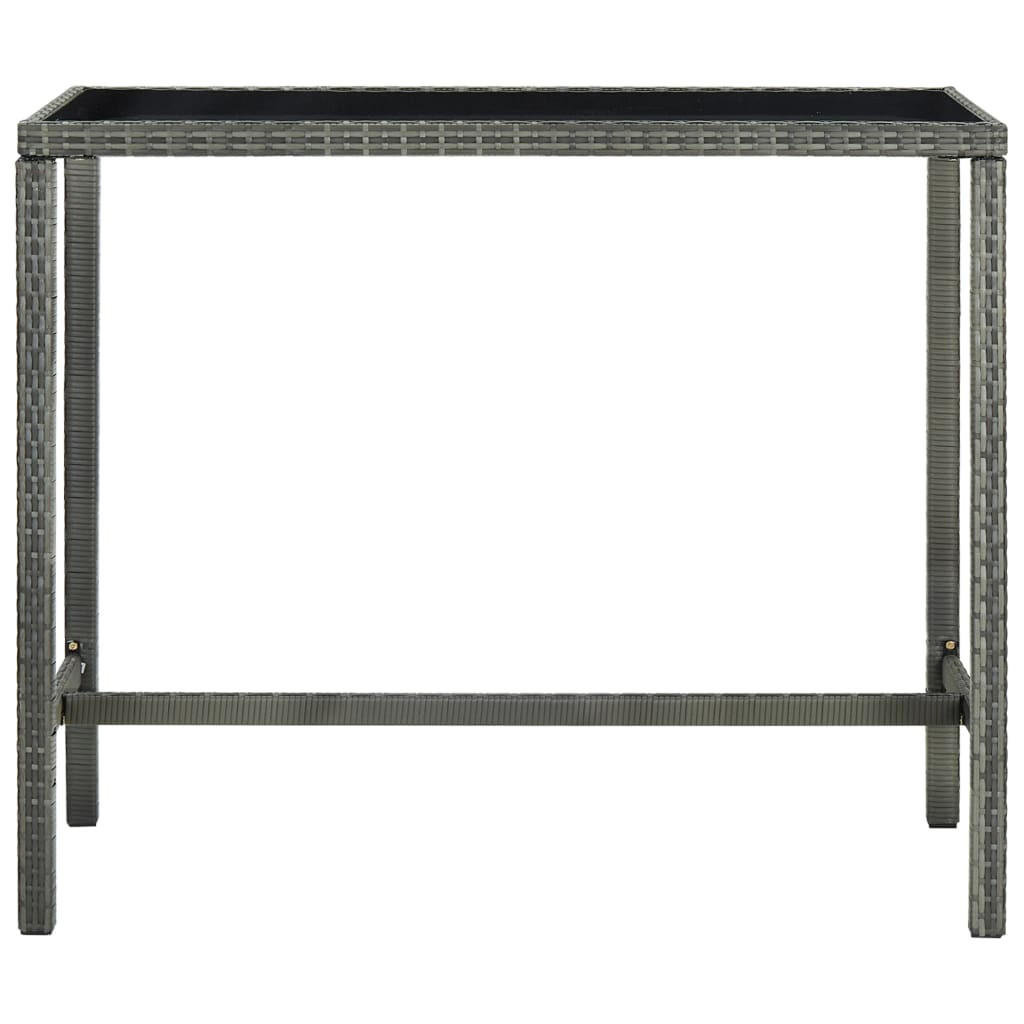 DELUKE BISTROTISCH Grau 130cm × 60cm × 110cm