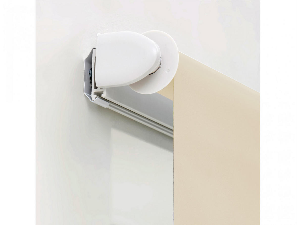 ROLLO Easyfix Polyester Opaque Cream 72x180 - Creme, Textil (72/180/1cm) - Purline
