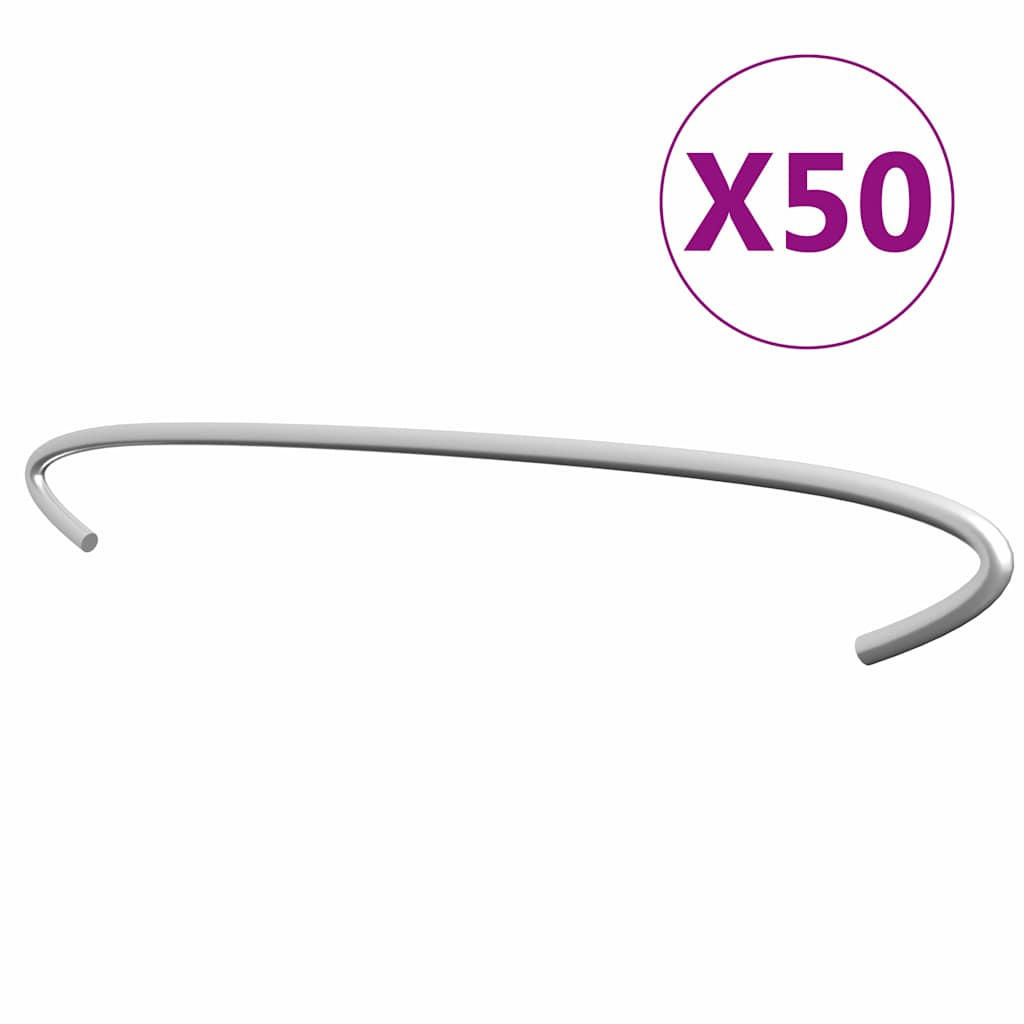 vidaXL Gabionen-Distanzhalter Silber 0.35x0.35 cm