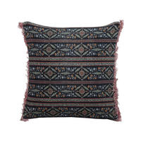DEKOKISSEN Bunt 45/45 cm Ruta - Multicolor, Textil (45/45cm) - Beliani
