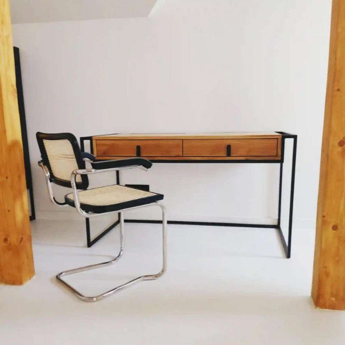 KONSOLENTISCH mit Eichenholz und Schubladen KING - Eichefarben, Holz (120/90/40cm) - Rawood Furniture