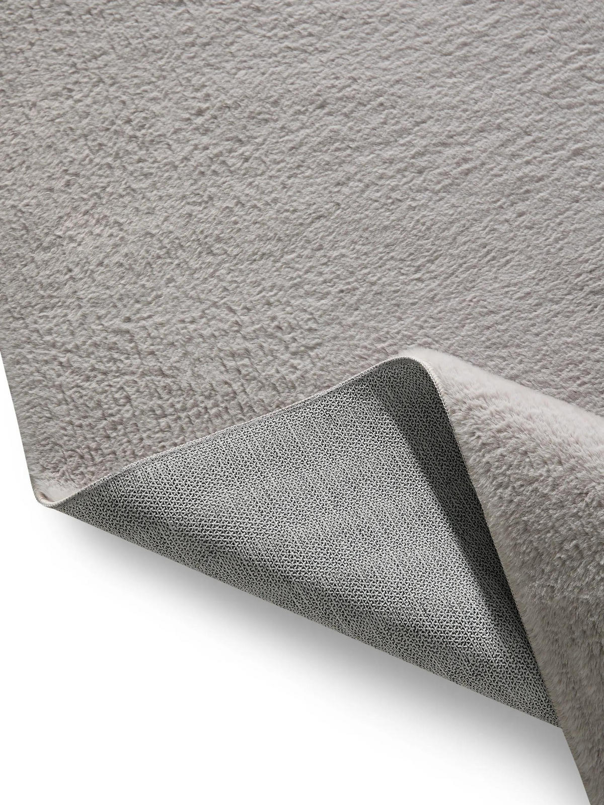 KUNSTFELLTEPPICH Furry Hellgrau 200/290 cm - Hellgrau, Kunststoff/Textil (200/290cm) - benuta