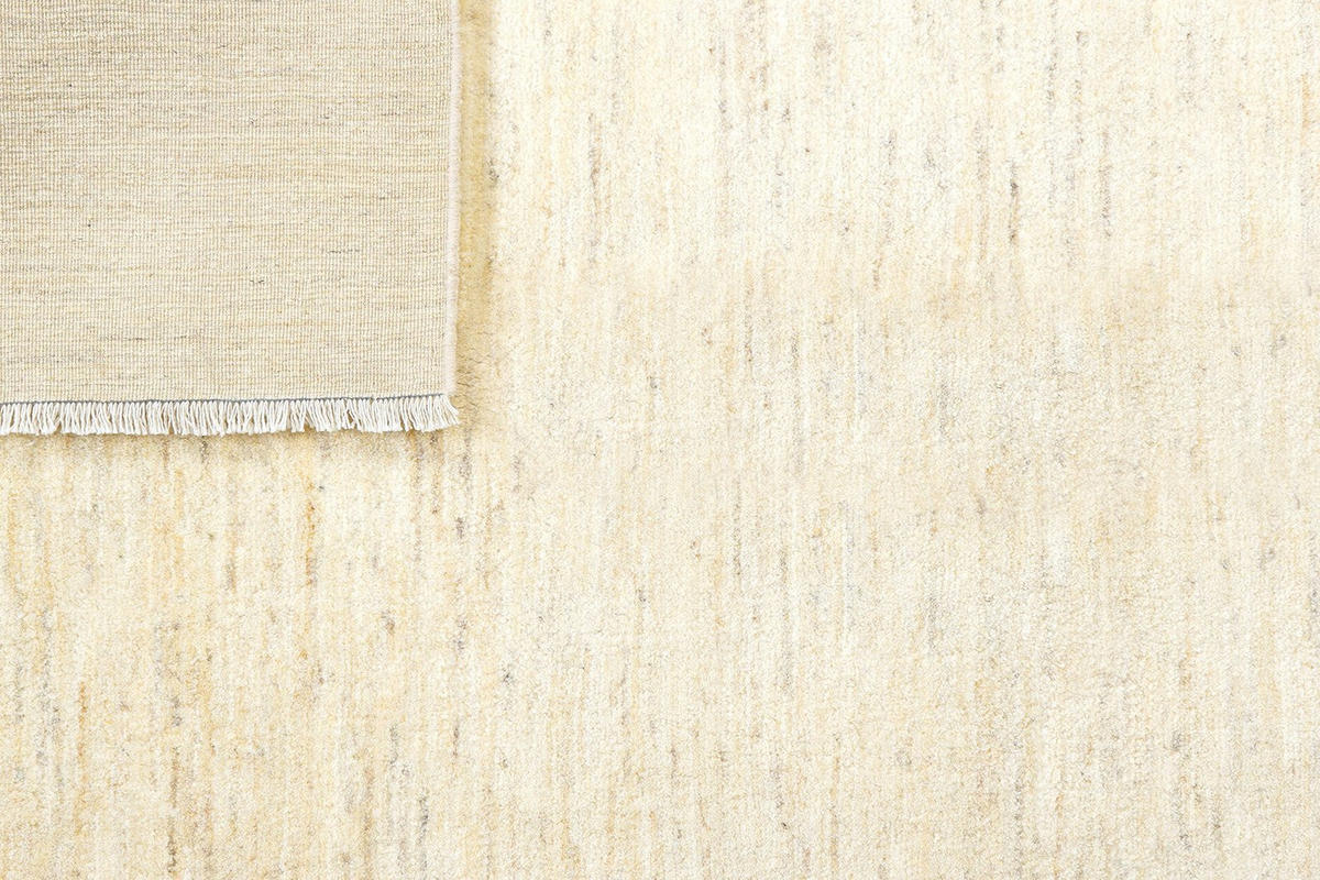 GABBEH-TEPPICH handgeknüpft Beige 247/174 cm Schurwolle - Beige, Textil (174/247cm) - Looma