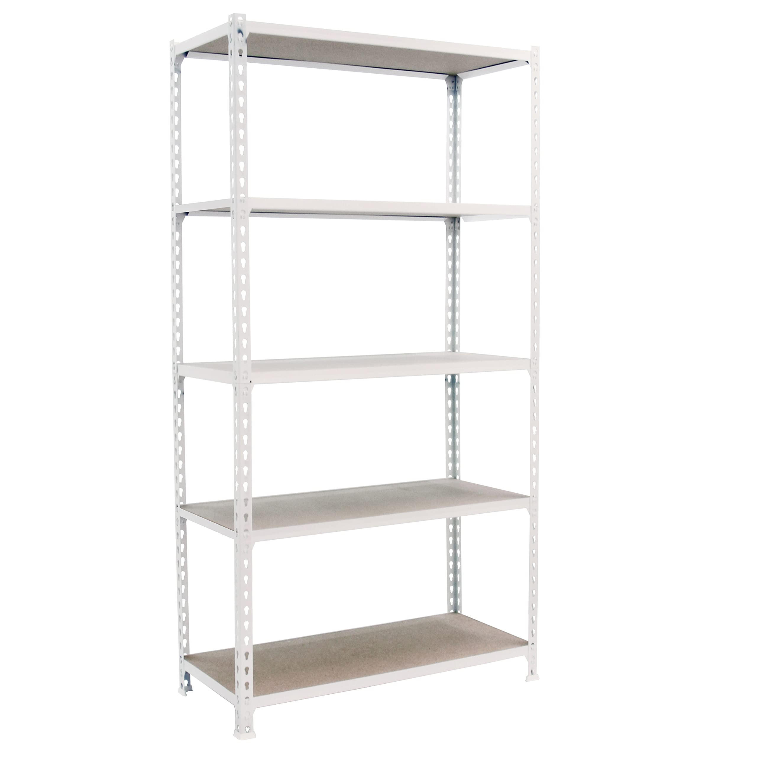 SCHWERLASTREGAL Big Muli HxBxT 200 x 110 x 30 cm 5 Fachböden Fachlast 200 kg Blau-Orange - Gelb, Metall (110/200/30cm) - PROREGAL