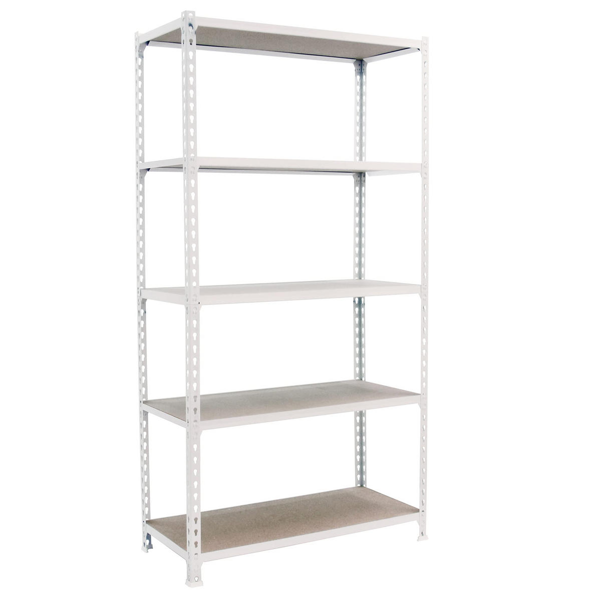 SCHWERLASTREGAL Big Muli HxBxT 200 x 110 x 30 cm 5 Fachböden Fachlast 200 kg Blau-Orange - Gelb, Metall (110/200/30cm) - PROREGAL