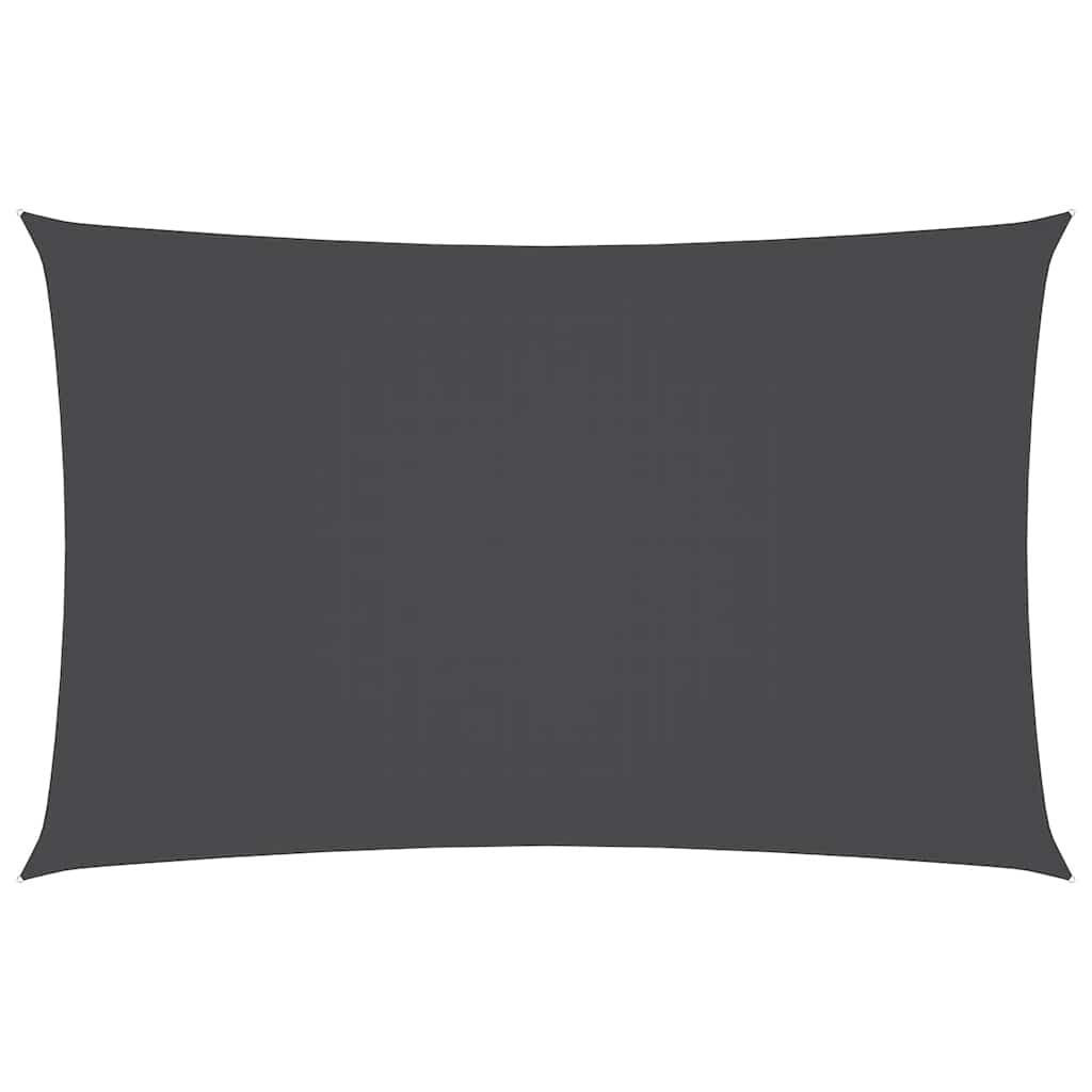 SONNENSEGEL Oxford-Gewebe Rechteckig 5/8 M Anthrazit - Anthrazit, Textil (500/800cm) - vidaXL