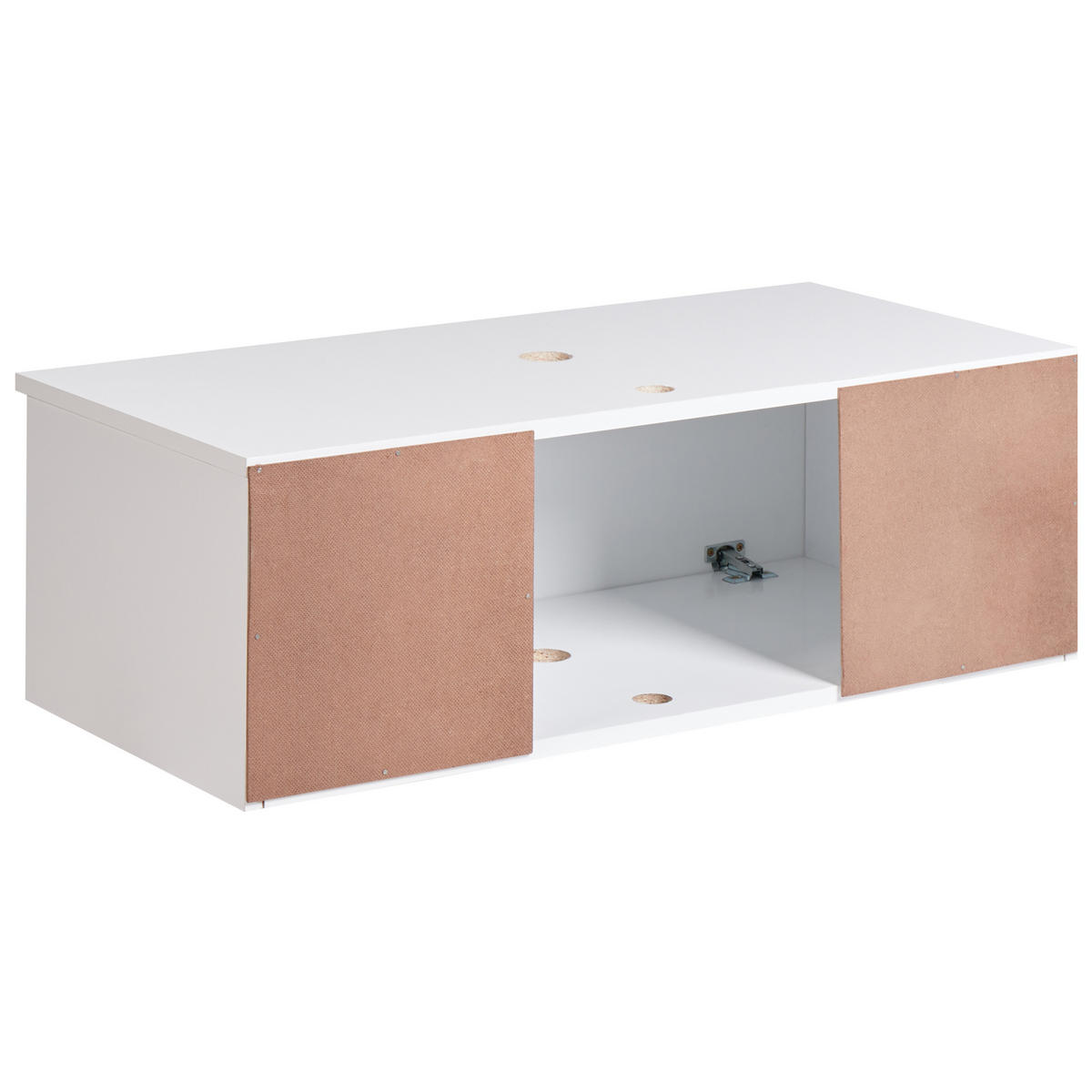 DULAP SUB LAVOAR montat pe perete 80 cm alb Rupanco - alb, compozit lemnos (80/27/40cm) - Beliani