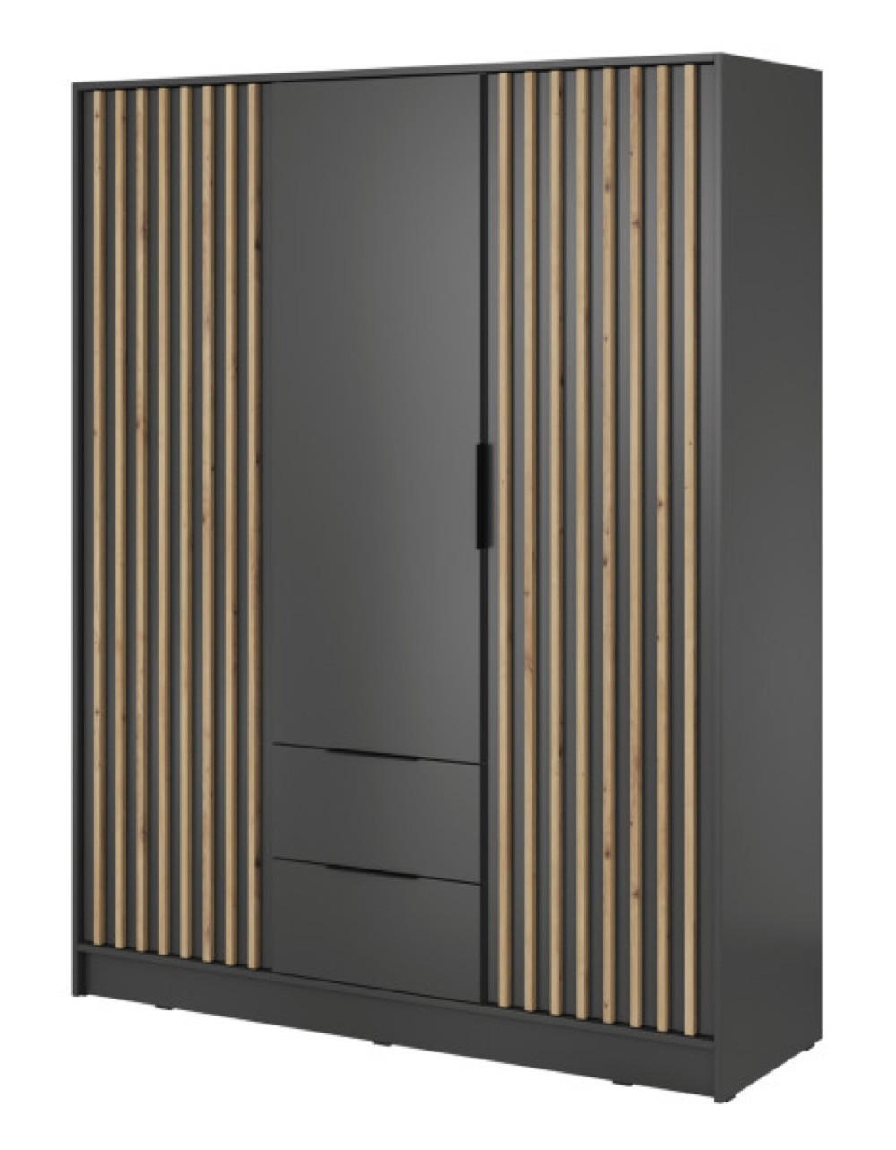 Sepro Meble Schrank Graphit 155x200x51 cm