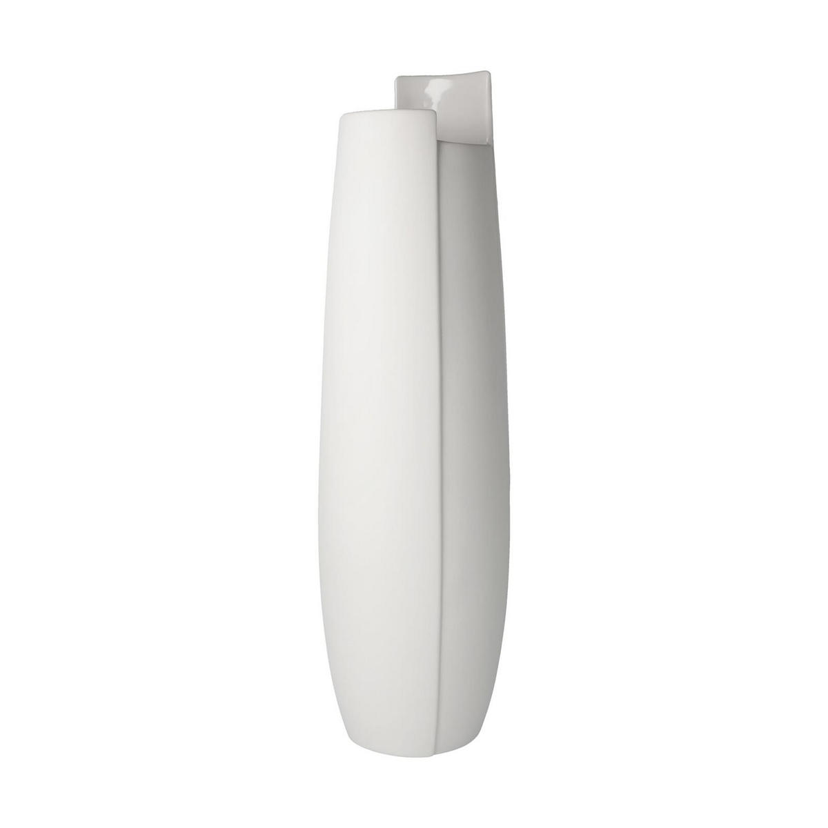 VASE Ova weiß 36 cm - Weiß, Keramik (36cm) - Goebel