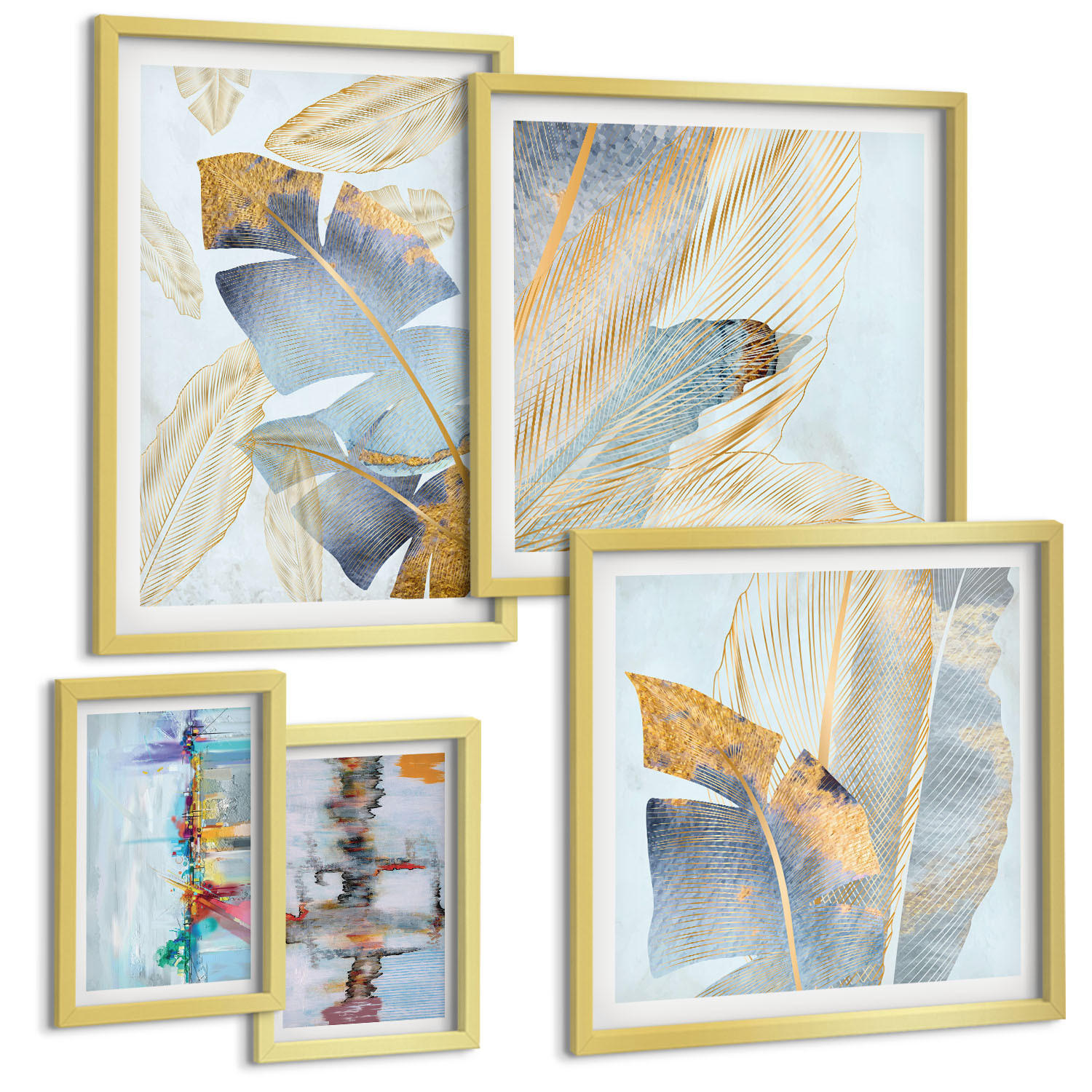 Tulup Bilder Gold 40x60 cm