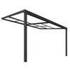 TERRASSENÜBERDACHUNG SOLIS DELUXE - Farbe: Grau, Größe: 390 x 295 x 233 / 272 cm - Anthrazit, Kunststoff (390/272/295cm) - Home Deluxe