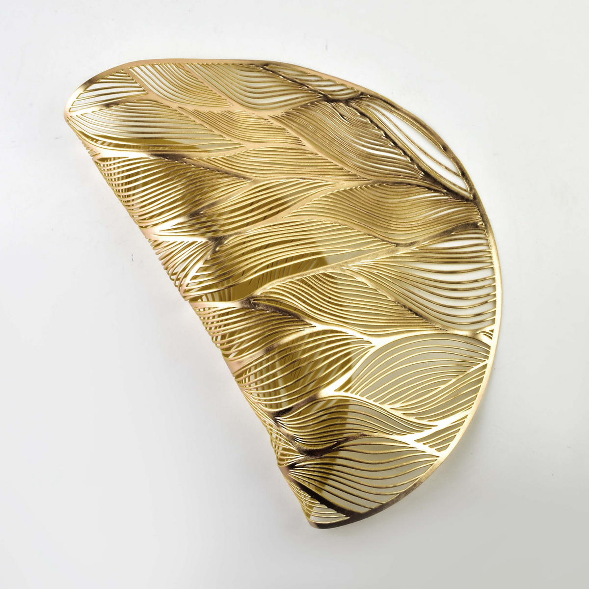 TISCHSET Mandy Gold 38/38 cm Kunstoff - Goldfarben, Kunststoff (38/38cm) - Mondex