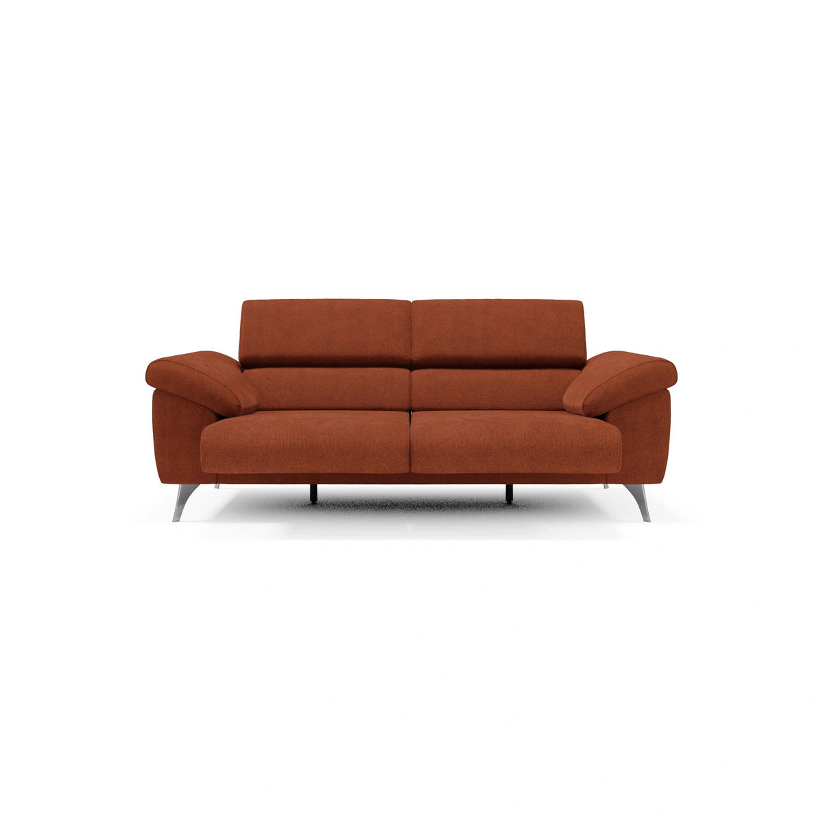 LINEARSOFA Donatello - Rostfarben, Metall (213/76/102cm) - Divani.store